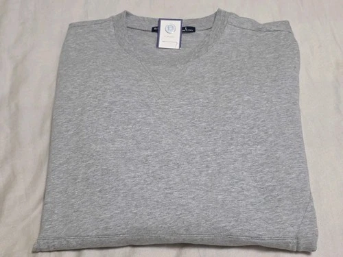 NEW B. Draddy Russ Crewneck Embroidered French Terry Pullover Sweatshirt Large  - product listing photo