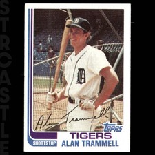 Alan Trammell 1982 Topps #475 Detroit Tigers ⚾ Baseball Card