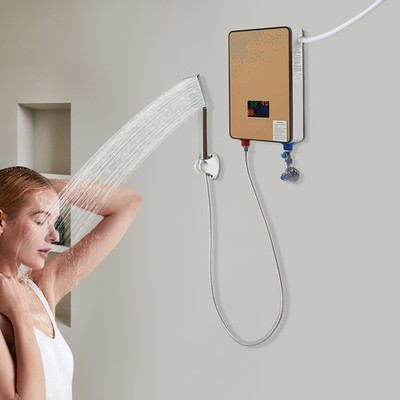 110V Instant Electric Tankless Hot Water Heater 4500W On Demand Whole House NEW