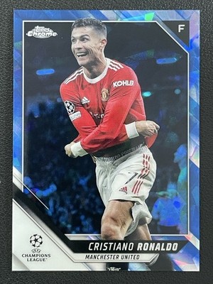 Cristiano Ronaldo 2021-22 Topps Chrome Sapphire UCL Base #10 -WYM3
