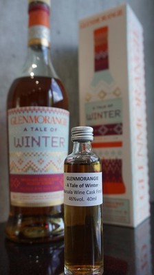 Glenmorangie a Tale of Winter Whisky Sample 40 ml Probe Dram 4 cl