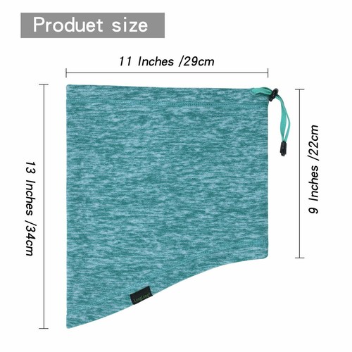 Winter Fleece Neck Warmer Gaiter Adjustable Ski Face Mask Cover for Men Women - Picture 52 of 66