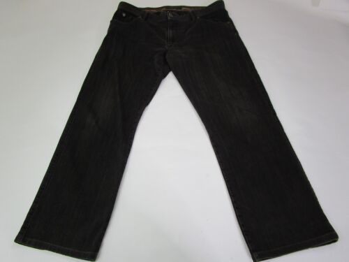 Alberto Modern Fit T400 Revolution Denim Black Stone Mid Rise Mens Jeans Size 38