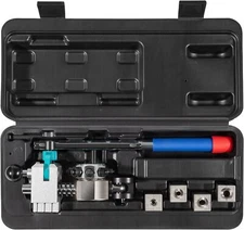 Professional Brake Line Flaring Tool 45 Degree Set Single For Steel Soft Metal