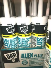5 QTY DAP Alex Plus 40yr 10FL OZ Acrylic Latex Caulk Silicone all Purpose WHITE