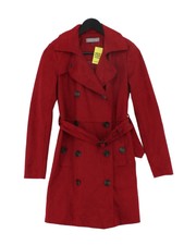 Bagatelle Women's Coat Xs Red Polyester With Spandex Overcoat