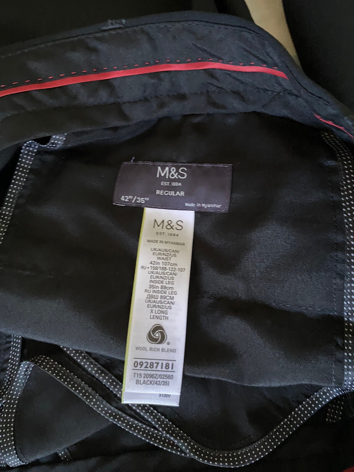 Brand New Unworn Marks & Spencer’s Big And Tall Men’s Black Suit eBay