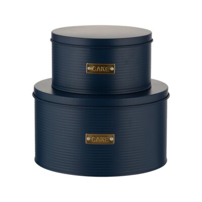 Typhoon Otto Collection | Set of 2 Cake Tins - Navy                    