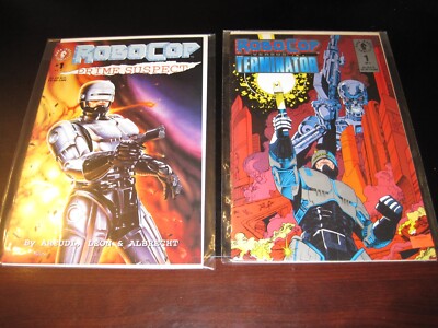 Lot of Comic Books - Robocop Prime Suspect #1 & RoboCop Versus Terminator #1