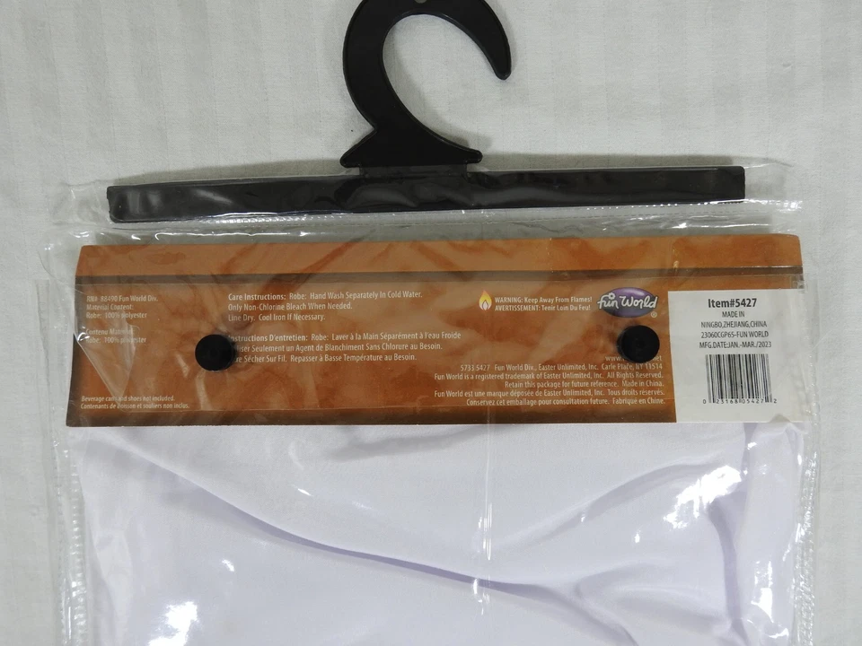 NUEVO Disfraz de Toga Mundo Divertido Adulto. Talla adulto. Bata con tocado de hoja de oro. #5427 Foto 3 de 4