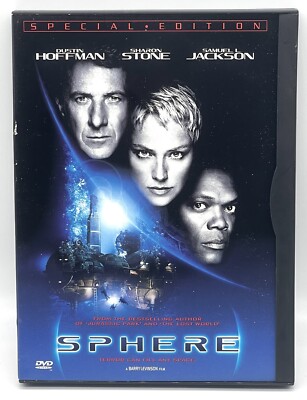 Sphere (DVD, 1998) SnapCase Dustin Hoffman, Sharon Stone, Samuel L. Jackson