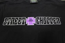 Street Chopper Hacienda Customs USA Scottsdale AZ T-shirt XL Harley FXR EPS19613