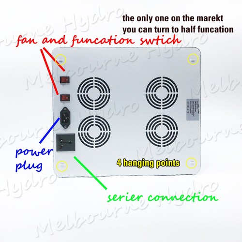 Reflector 150w 300W 600W 900W 1200W LED Grow Light Indoor Plant with switches - Picture 8 of 38