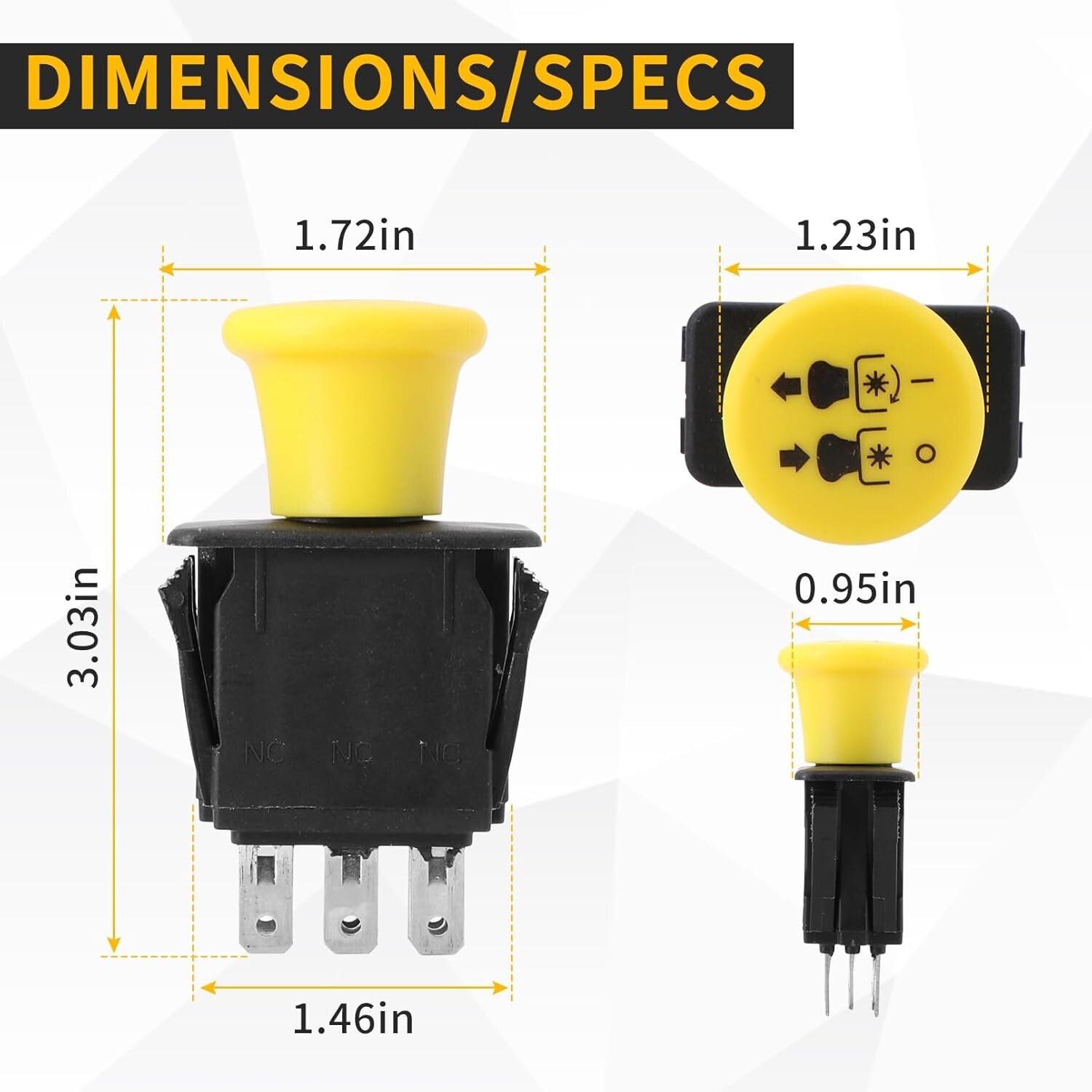 PTO Switch for Scag 483957 481687 461660 Electric PTO Clutch 461826 ...