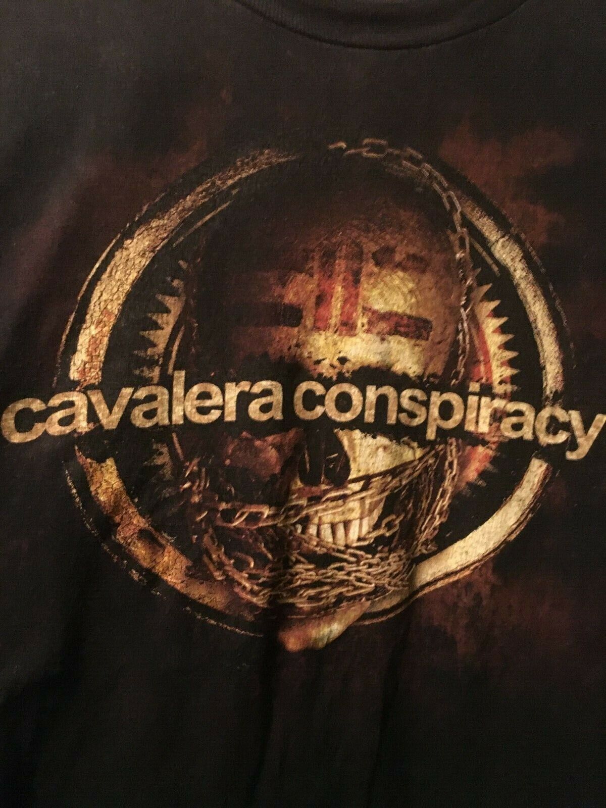 MAX CAVALERA CONSPIRACY Logo XL X-LARGE TOUR MEN'S T-SHIRT