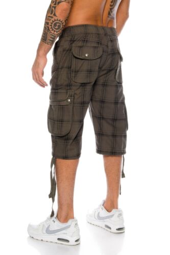 Herren 3/4 Bermuda Cargo Capri-Hose kurze Hose knielang Herren-Shorts Gr M-6XL - Bild 21 von 41