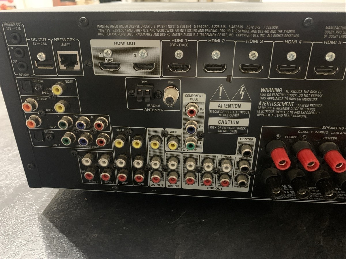 HDMI AVアンプ YAMAHA RX-V775 Yamaha RX-V775 110-240 Volts Receiver 110 - 220 - 240 Volts