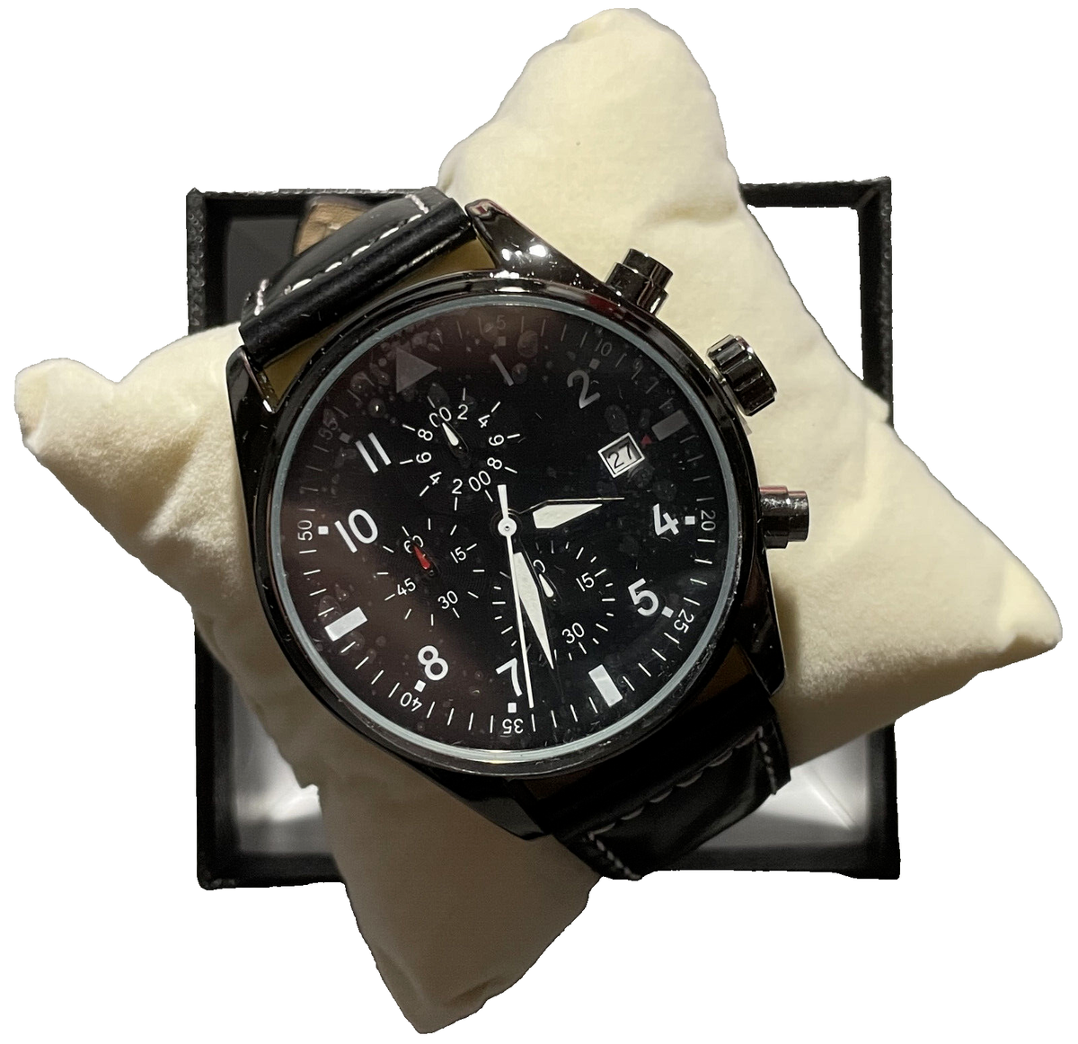Pareor Chronograph Black, Staineless Steel