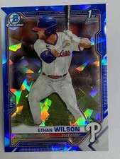 2021 Bowman Chrome Draft Sapphire Edition Ethan Wilson Rookie RC #BDC-140