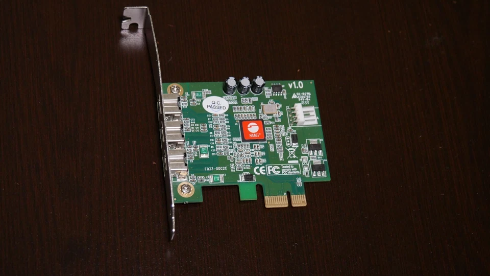 SIIG INC. NN-FW0012-S1 FIREWIRE ADAPTER PLUG-IN CARD LOW PROFILE PCI EXPRESS X1 - Image 3 of 4