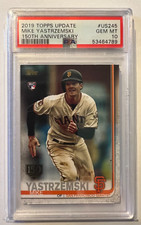 Mike Yastrzemski 150th Anniversary 2019 Topps Update US245 RC PSA Gem 10, Pop 9