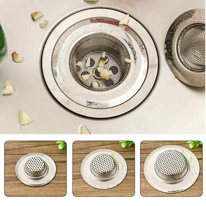Abflusssieb Haarsieb Ablaufsieb für Badewanne Dusche Waschbecken Küchenspüle - Bild 2 von 4
