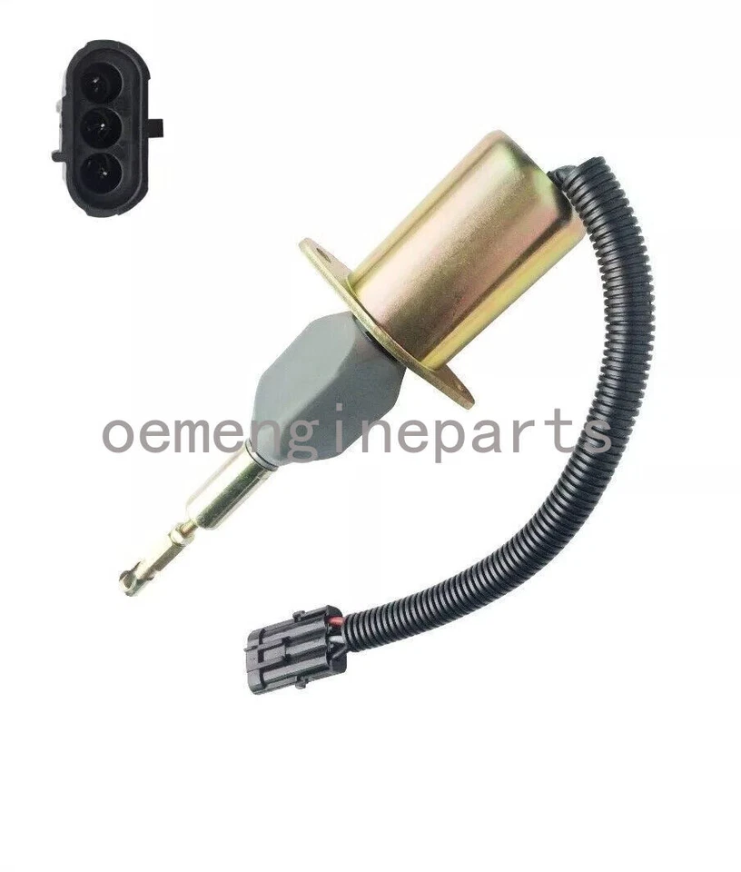 SA-4878-24 Diesel Fuel Shutdown Solenoid Valve 3958176 For Cummins 6BTA-M2 6BT - Image 3 of 4