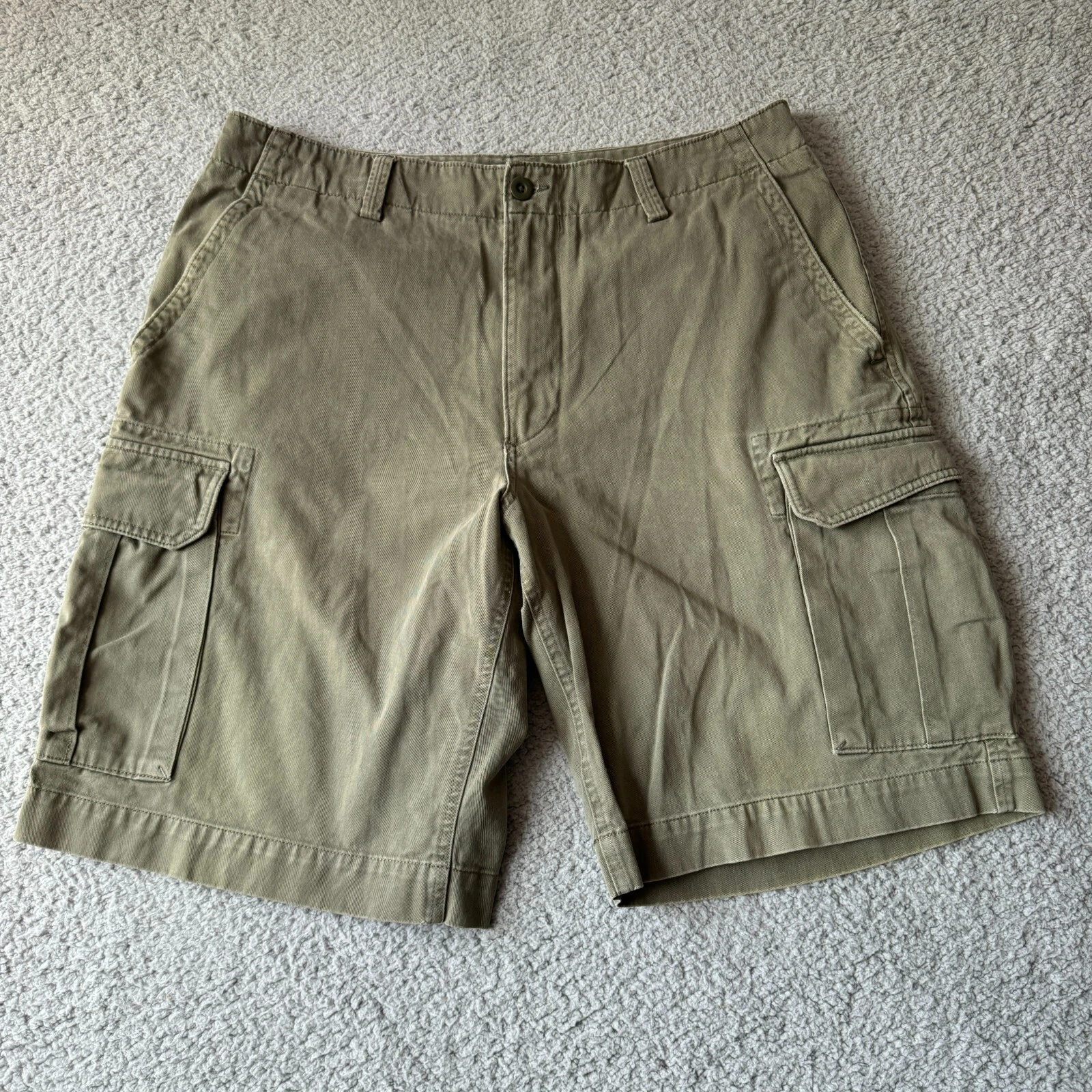 Banana Republic Shorts Mens 36 (37) Gray Cargo Outdoor Hiking Camping Fishing