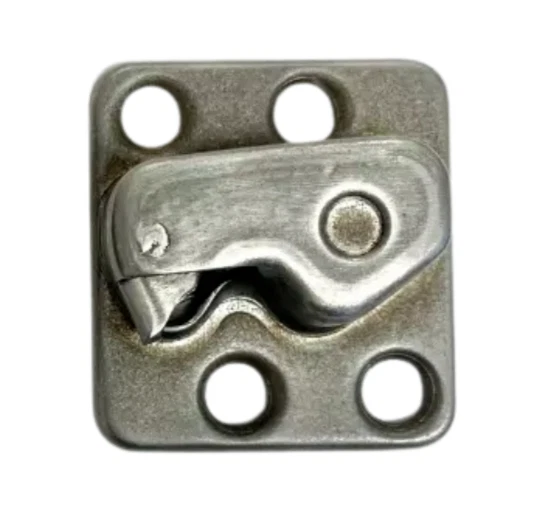 Juego de placas de bloqueo de puerta delantera derecha e izquierda Desoto 1940-1948 893031 Foto 3 de 4