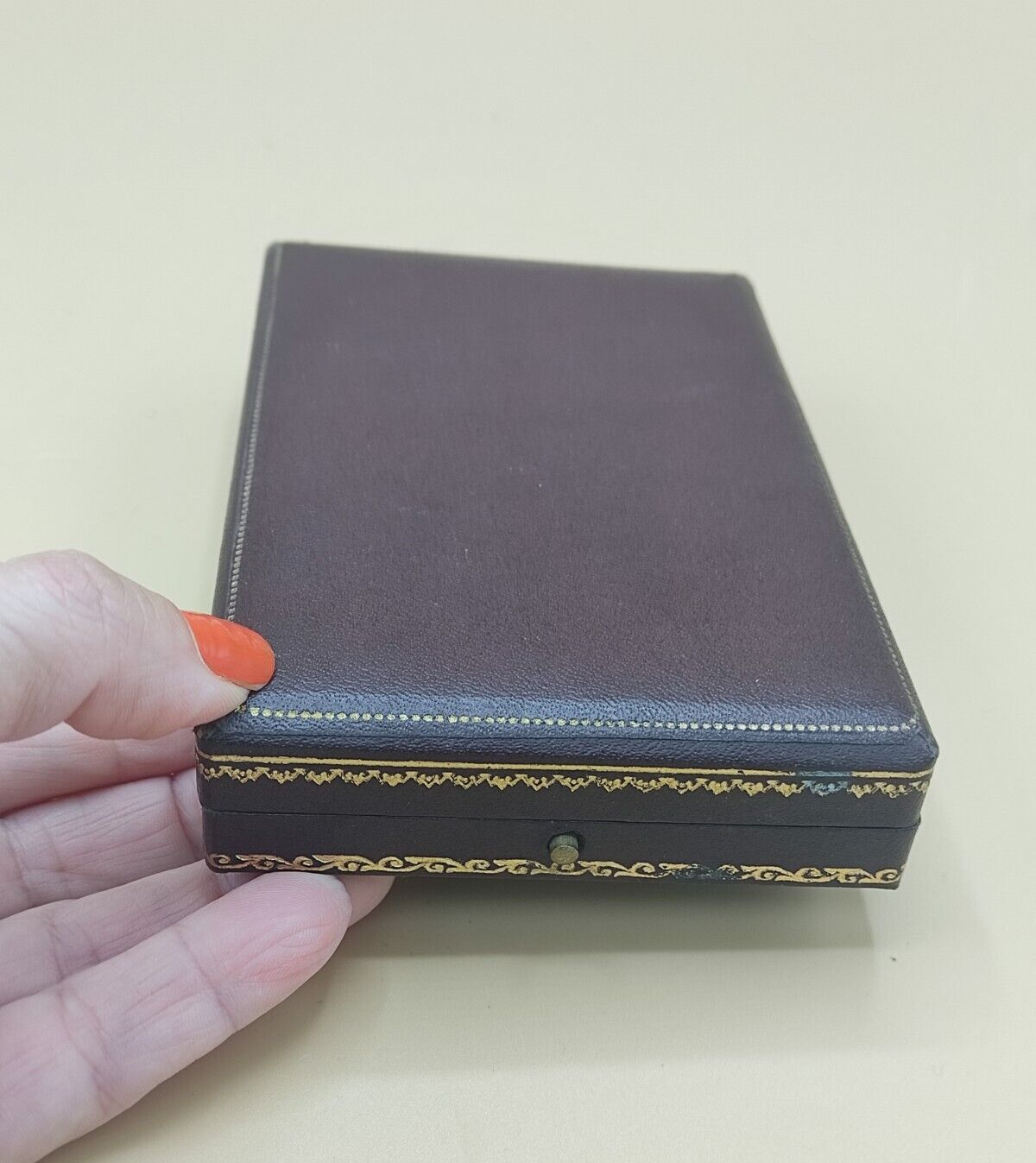 Écrin Ancien HERMÈS Suisse Pour Montre Ou Bijoux - Avec Pochette Intérieure, Excellent état