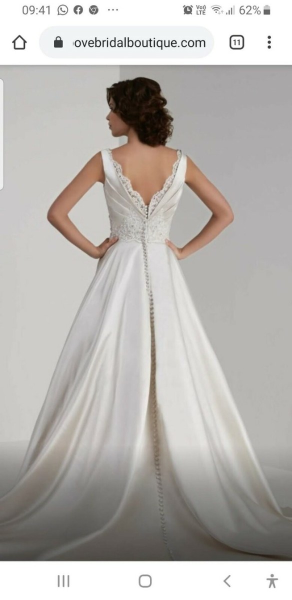 wedding dress, ivory, size 16, phil collins, unaltered UK