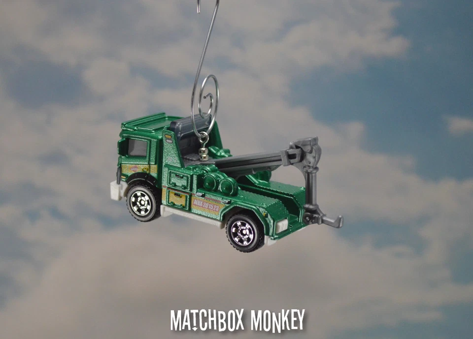 Tow Truck Wrecker Custom Christmas Ornament Adorno Lift Crane Towing Adorno - Image 4 of 4