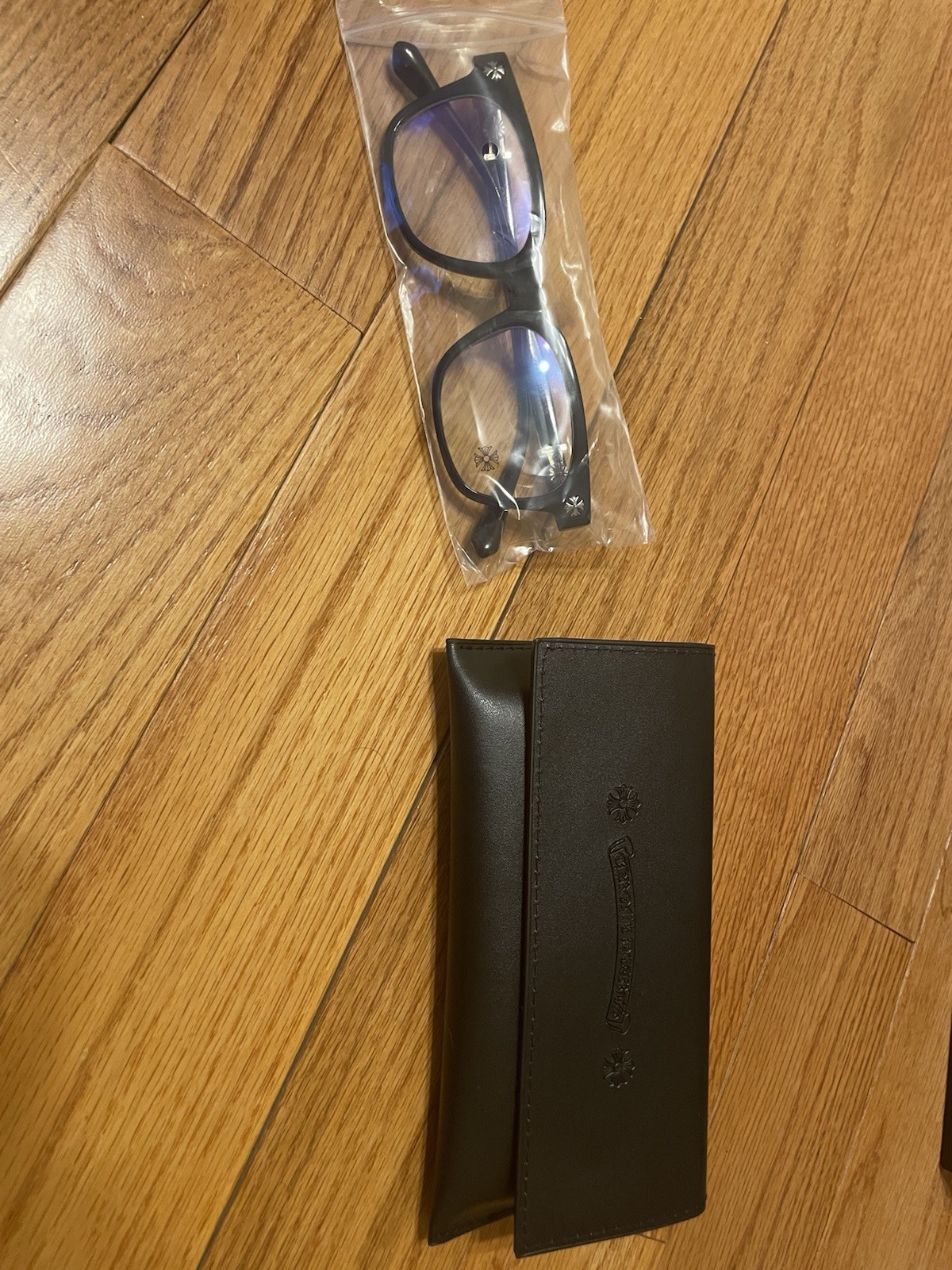 Chrome Hearts 2023 53[]18 Full Rim Black Acetate Eyeglasses 53mm 18mm Designer thumbnail 8