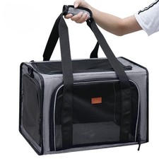 Cat Carrier Dog Carrier, Pet Travel Bag for Cats  Small Dogs up to 15 lbs, W...