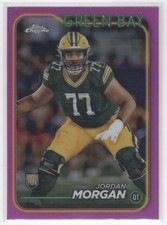 #298 2024 Topps Chrome Pink Refractor __ Jordan Morgan Rookie Packers