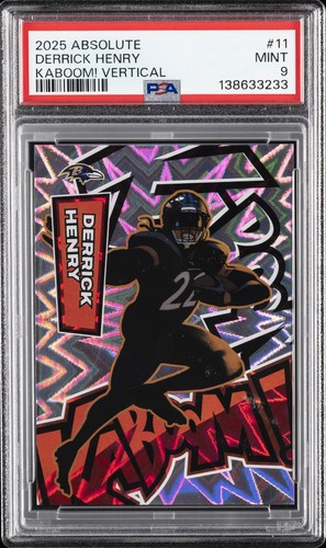 Derrick Henry #11 2025 Panini Absolute Kaboom Vertical card