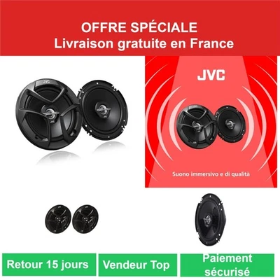 JVC CS-J620 Haut-Parleur Coaxial 6,5" 2 Voies Noir - Photo 1/4