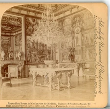 France, Reception Room Of Catherine de Medicis--Underwood Stereoview B26
