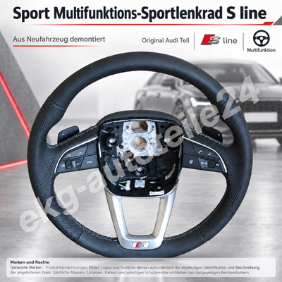 NEU Original Audi A4 S4 A5 S5 S-Line Lenkrad beheizt Schaltwippen 8W0419091GP