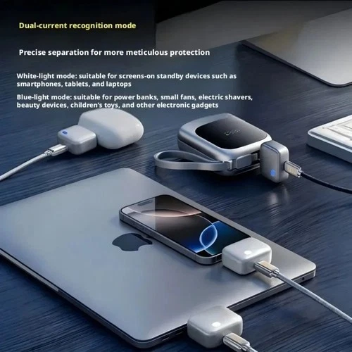 Type-C 140W Auto Disconnect Charger Adapter, Fast Charging Separator Auto Cut UK - Picture 4 of 8