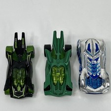 Hot Wheels Acceleracers Lot RD-02 RD-03 Racing Drones Green Chrome