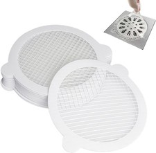 60 Pack Disposable Shower Drain Hair Catcher Hair Trap Drain Covers 4.4  Extra