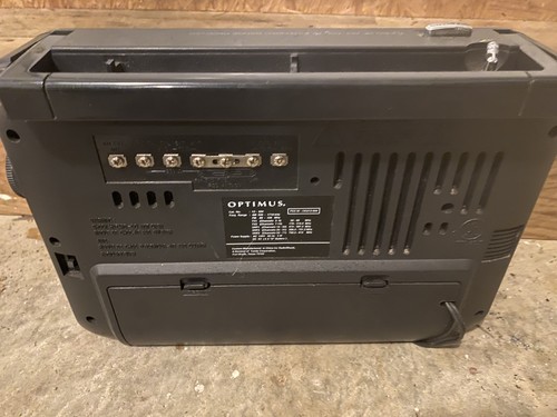 Optimus Radio 12-603 AM/FM Extended Range Receiver Portable High ...