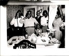 RH2 Original Photo AFRICAN AMERICAN FAMILY LIFE BIRTHDAY PARTY 1950s HARLEM NY — photo 1