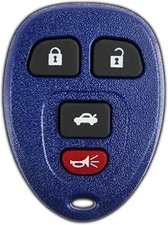 Keyless Entry Remote Control Car Key Fob Replacement f Size: 1-PackColor: Blue