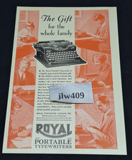 1928 ROYAL PORTABLE TYPEWRITER Print Ad Magazine Ad 8