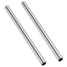 3/8 Inch 9.5mm OD Round Metal Pipe, 304 Stainless Steel Tubing, 12" Length We...
