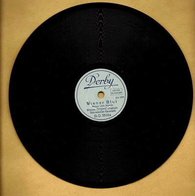 Dietrich-Schrammel-Quartett Wiener Blut/Geschichten a.d. Wienerwald-8'' Schellack