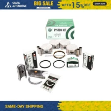 Pistons Main Rod Bearings Fit 99-05 Dodge Chrysler Mitsubishi 2.4L SOHC