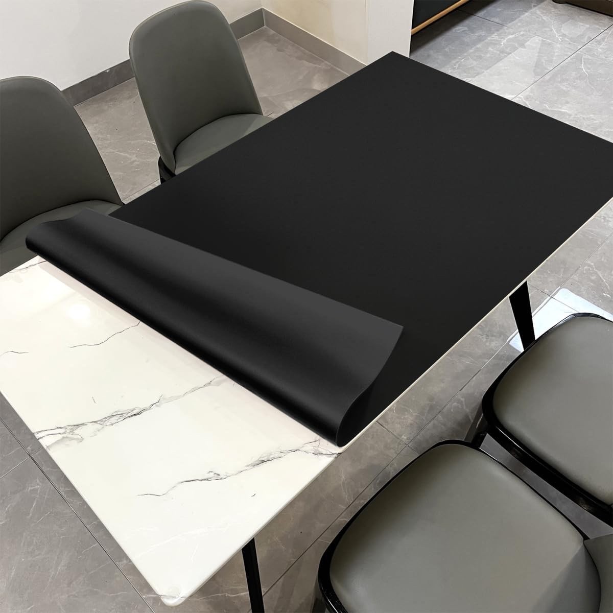 Waterproof Table Protector Pu Leather Multi Colors